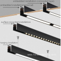 indoor DC48V LED magnetic track lighting profile